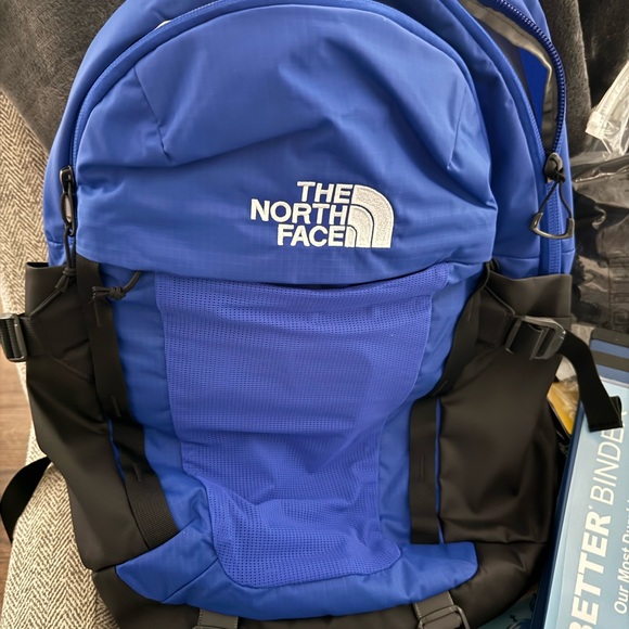 The North Face Royal Blue and Black Backpack - Picture 1 of 2